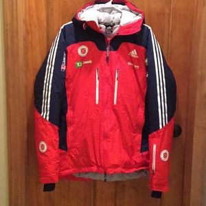 red adidas winter jacket